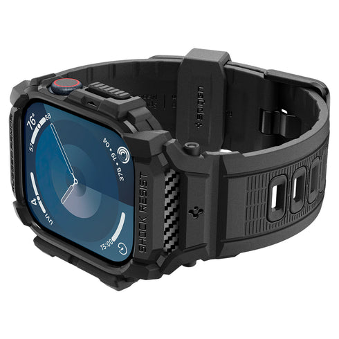 Spigen Apple Watch 11/10 Series Case+Band – Rugged Armor Pro